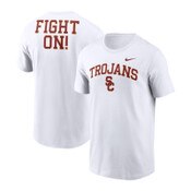 USC Trojans Men's Nike White 2-Hit Cotton T-Shirt
